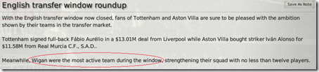 English transfer window roundup in FM 2008