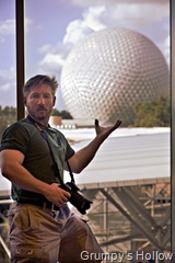 Grumpwurst Holding the Giant Golf Ball