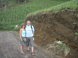 Start of the trek to the top of Mahawu Volcano.
We start dry but soon get very wet!