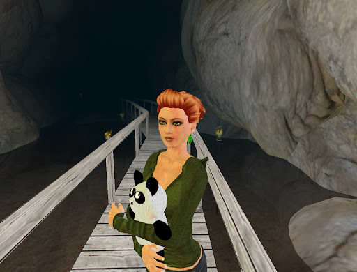 Holding a zoopal in the bat cave