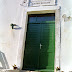 Entrace of the light house - the sign above the door is in latin