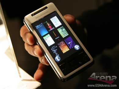 Sony Ericsson Xperia X1 smartphone interface produced by HTC photo
