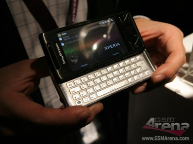 Sony Ericsson Xperia X1 smartphone qwerty keyboard produced by HTC photo