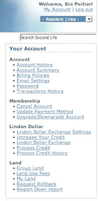 Second Life Account