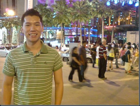 Me, outside of Pavilion main entrance