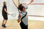 Gavin Lee Perrett in action against Will Newnham Gavin Lee Perrett in action against Will Newnham