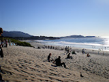 La plage de Carmel...