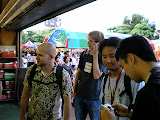 Jon Phillips and CC Japan friends looking for food
