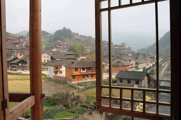 西江，旅社的风景