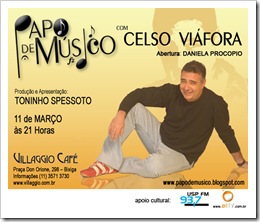 11 de Março - CELSO VIÁFORA - Flyer Ampliado