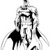 Desenho Batman super-heroi para pintar