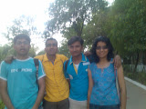 Chin2, Me, Kandy and Hetal bodi (Left to right) - at swapna-srusti water park