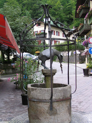 donkey fountain