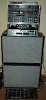 Original Egnater M4 stack (main rig)... The aforementioned rack + Avatar 2x12 open-back cab w/ G12H-30’s, Avatar closed-back cab w/ Vintage 30’s, Lexicon MPX-R1 MIDI footcontroller