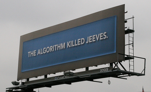 Google Algorithm, The algorithm killed jeeves