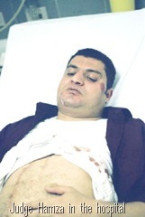 Judge Hamza in the hospital 