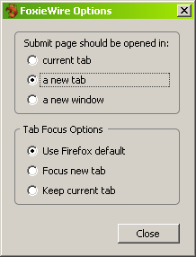 FoxieWire Options FoxieWire Options