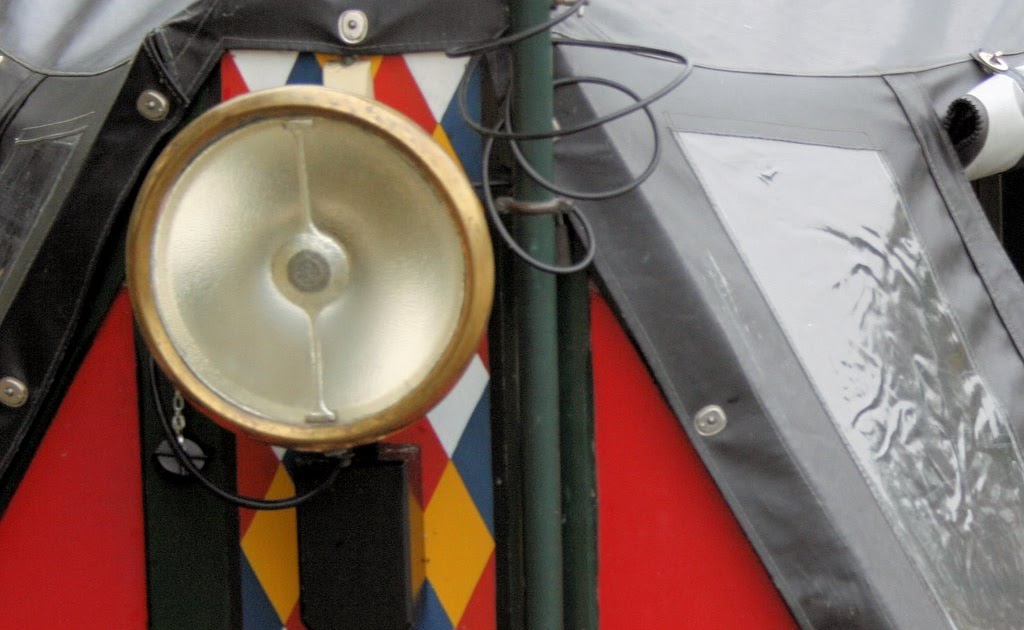 narrowboat brass headlight