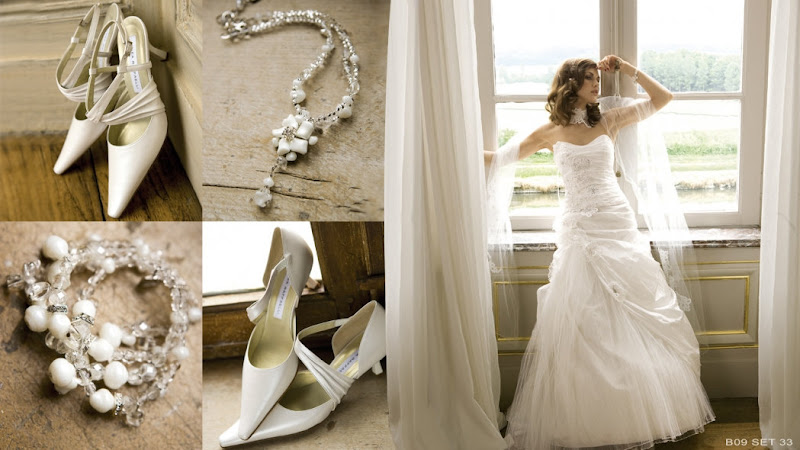 Bride's Gown + Bride's Shoes + Accessories