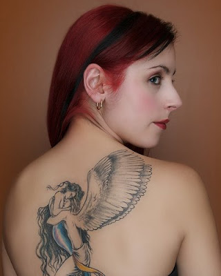 women back fairy tattoo designs