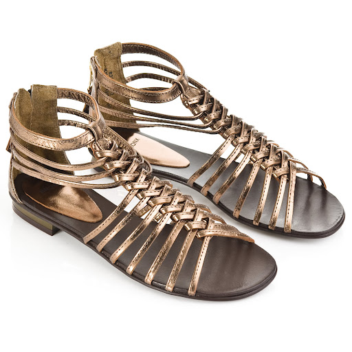 Lovely Bronze Gladiator Sandal | Modena Fashione Blog