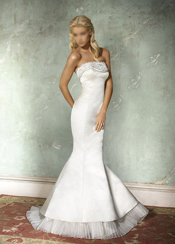 Mermaid Wedding Dress, Bride Gown