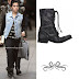 Lourdes Leon : AllSaints Military Boots Fashion Statement