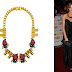 Dannii Minogue Maxi Crystal Necklace at The Pride of Britain Awards in London