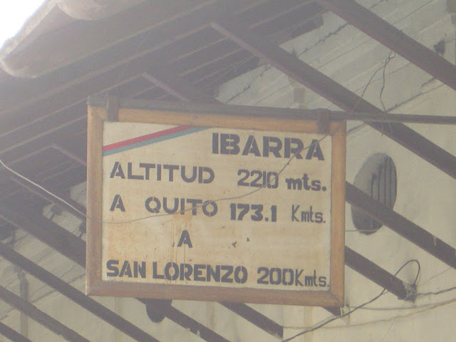 Der Bahnhof von Ibarra