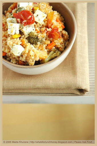 Bulgur Mixed Veg and Feta (04) by MeetaK