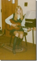 Crystal in guitar playing days