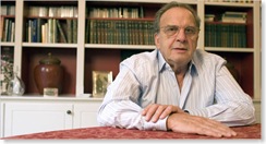 Ronald Harwood at his home in London. Photo by Jean-Philippe DeFaut for The New York Times