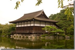 The rear of Heian-jingu shrine