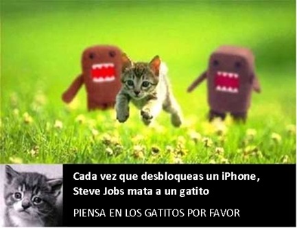 Steve Jobs mata gatitos