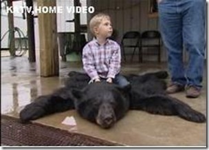 5 year old kills bear picture