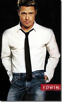 Brad Pitt Edwin ad campaign photos