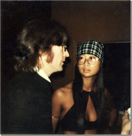 May Pang and John Lennon photo