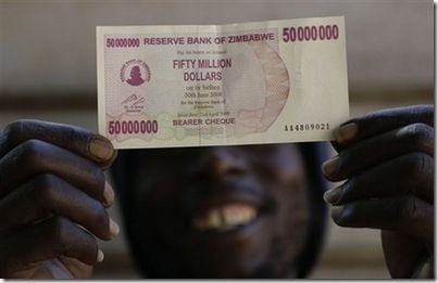 50 million Zimbabwean dollar