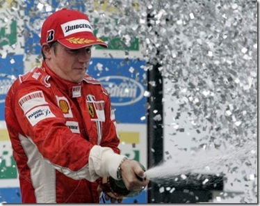 Kimi Raikkonen Wins F1 Championship in Brasil
