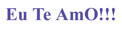 Eu te amo
