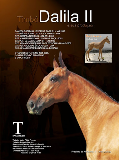 Timbó Dalila II Bi- Campeã Nacional