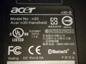 [PPC]acer N30入手實錄 - 阿祥的網路筆記本