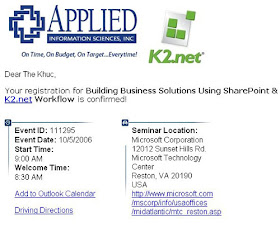 SharePoint and K2.NET Workflow