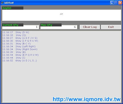 [鍵盤測試軟體] hKBTEST - 老貓測3C
