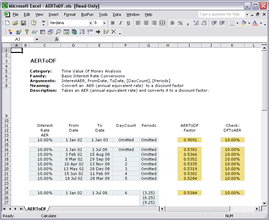 excel business functions