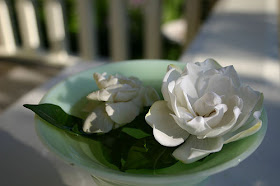 Gardenia Flower Arrangement. The one flower will add just