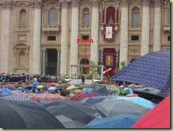 Missa de Páscoa, com a presença do Papa