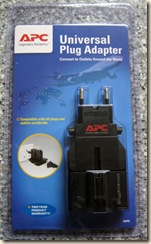 APC Universal Plug Adapter