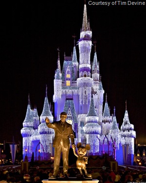 Cinderella Castle With Dream Lights