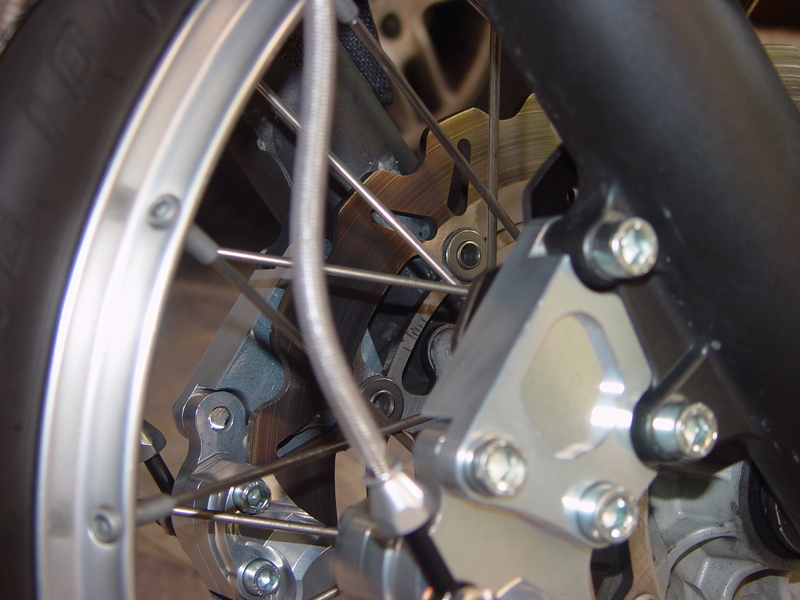 changing rear disc brakes with parking brake